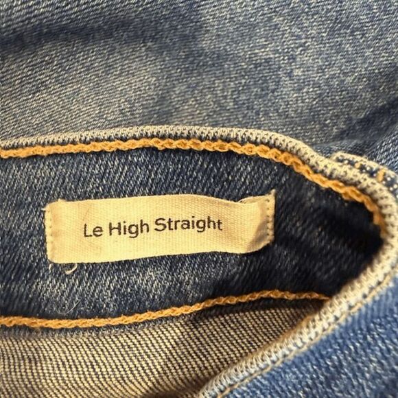 FRAME Le High Straight in Rubik Wash Stretch comfort Size 24 - Picture 8 of 15